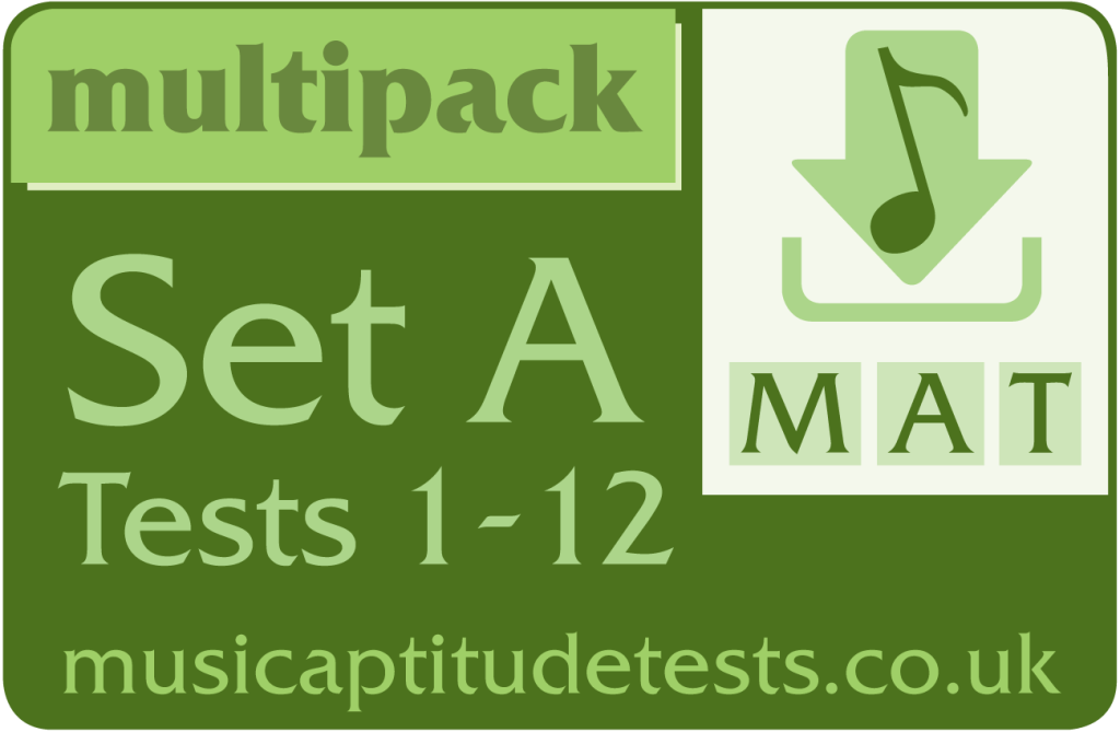Multipack Music Aptitude Practice Test downloads 