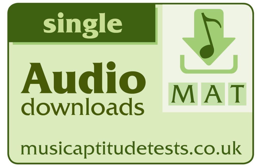 Individual Music Aptitude Practice Test downloads 